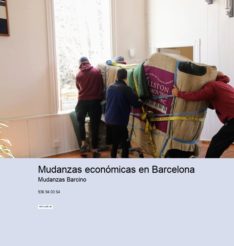 Mudanzas económicas en Barcelona 
