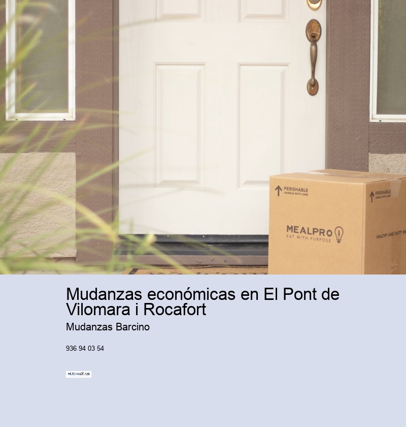Mudanzas económicas en El Pont de Vilomara i Rocafort 