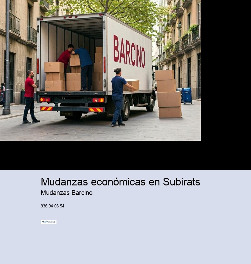 Mudanzas económicas en Subirats 
