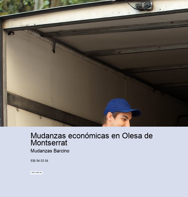 Mudanzas económicas en Olesa de Montserrat 